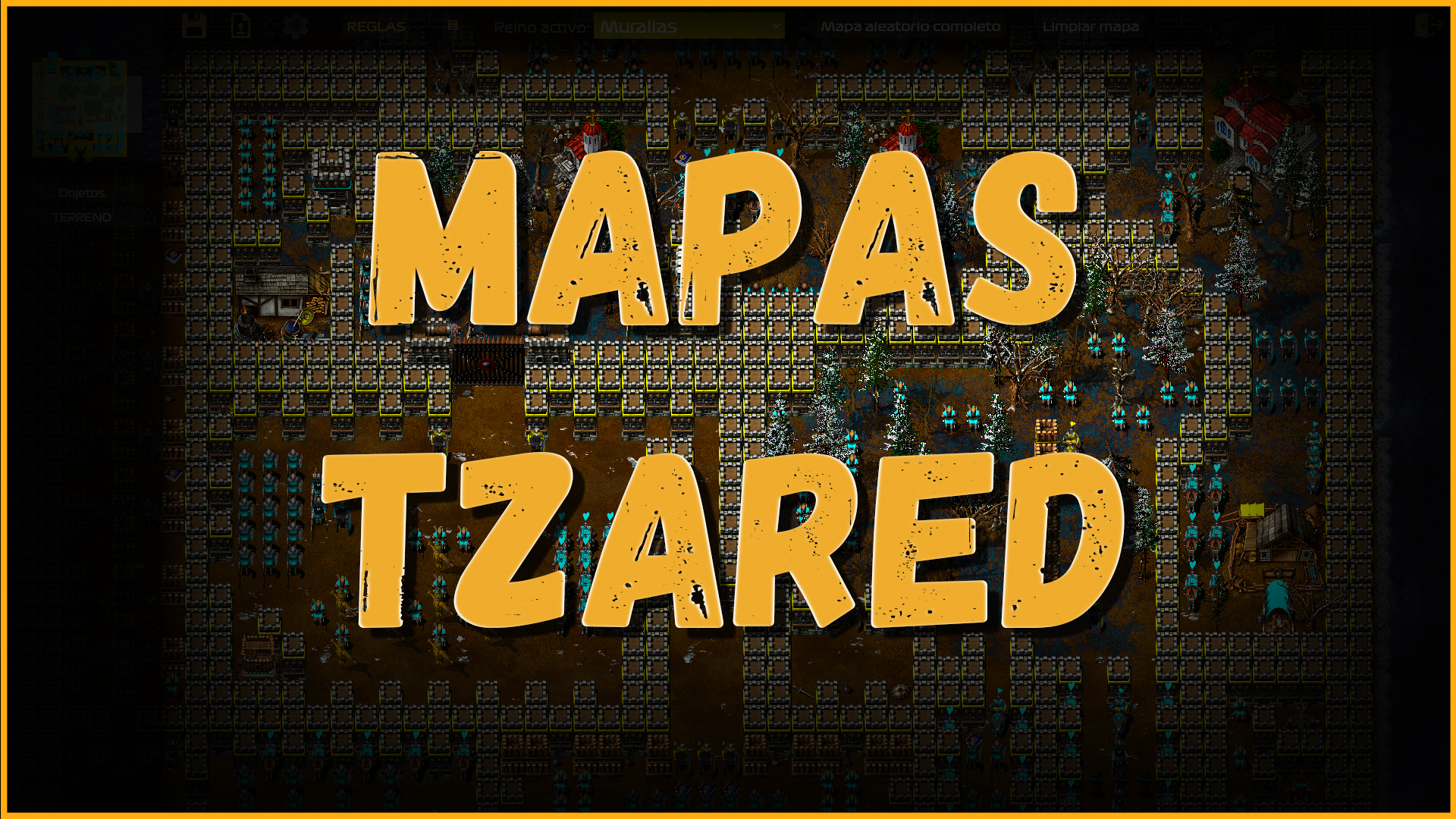 Tzared maps